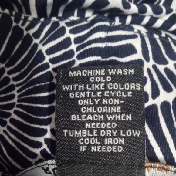 Robert Louis Women's Navy/White Maxi Skirt Size Large - Picture 5 of 5